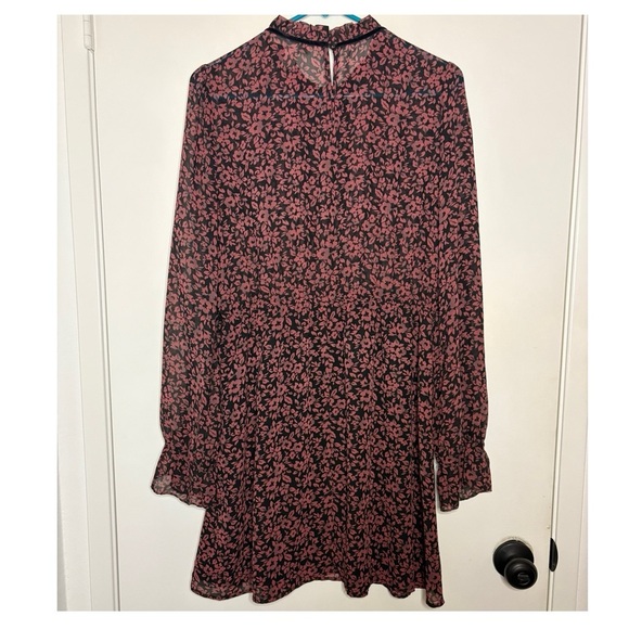 Forever 21 Black and Pink Floral Mini Dress - Picture 2 of 3